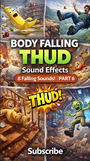 Body Fall Thud Sound Effects | 8 Realistic Body Hits Part 6 | SFX Series