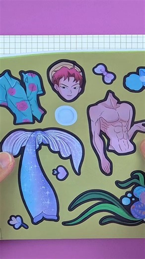 ABBY Merman Saja Boys #diy #art #kpopdemonhunters