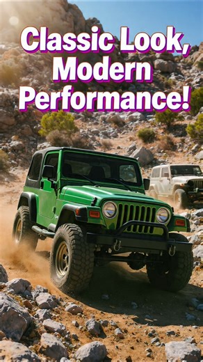 Jeep Wrangler TJ (1997–2006) – Classic Look Meets Modern Off-Road Performance #veloshift116 #luxury`