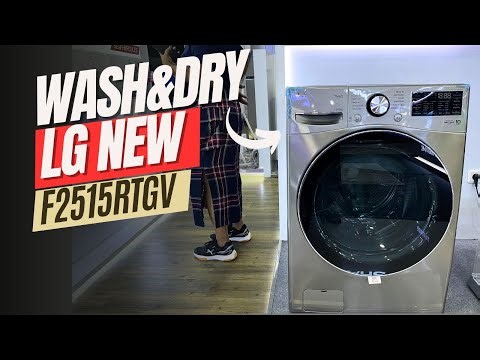 REVIEW MESIN CUCI PLUS DRAYER TERBARU LG || LG F2515RTGV