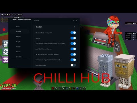 [OP] STEAL A BRAINROT SCRIPT - CHILLI HUB, FREE, DESYNC, ANTI HIT, SPEED BOOST*PC & MOBILE*