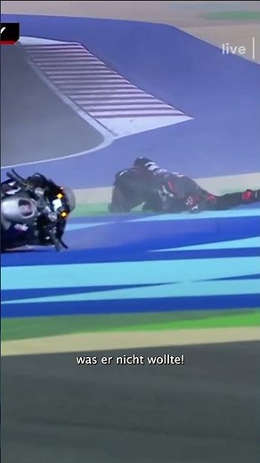 NEEEEIN! Jorge Martin stürzt in Qatar 😑 #jorgemartin #crash #qatargp