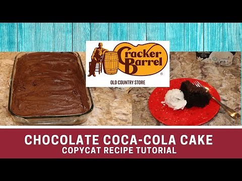Cracker Barrel Chocolate Coca-Cola Cake Recipe Tutorial - Copycat Recipe