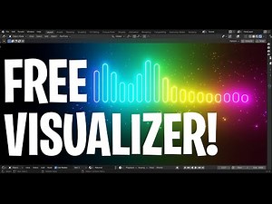Free Blender Procedural Music Visualizer!