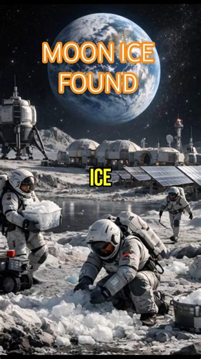 Why Scientists Are Freaking Out About Moon Ice 😱#science#shorts #physics#astronomy#astrophysics