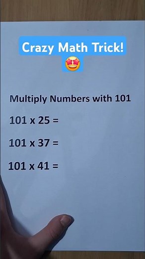 Multiplication Tricks To Make Mathematics Fun and Easy 😉 #math #multiplication #mathtrick