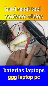 84K views · 988 reactions | como hacer herramienta para resetear contador de ciclos SIRVE PARA ACTIVAR NUEVAMENTE LA CARGA EN BATERIAS LAPTOPS | Ggg laptop pc | Facebook