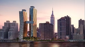 Detrás de las escenas: La construcción de puente aéreo del American Copper Buildings