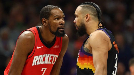 Watch Rockets' Kevin Durant break Dillon Brooks' ankles before midrange jumper