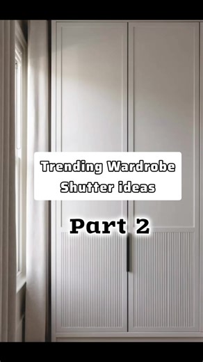 Interior / Architect on Instagram: "🚪✨ Trending Wardrobe Shutter Designs for a Stylish Home! ✨🚪 Upgrade your bedroom with the latest wardrobe shutter ideas that are both functional and aesthetic! From sleek sliding doors to modern glass shutters, these designs will transform your space effortlessly! 🔥 Which one is your favorite? Drop a comment below! 👇 📌 Save this for inspiration & Tag a friend who needs a wardrobe upgrade! 🎥 Follow @isfarassociates for more home decor trends & interior in