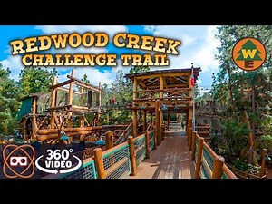 [360] Redwood Creek Challenge Trail - DCA Disney Ropes Obstacle Course