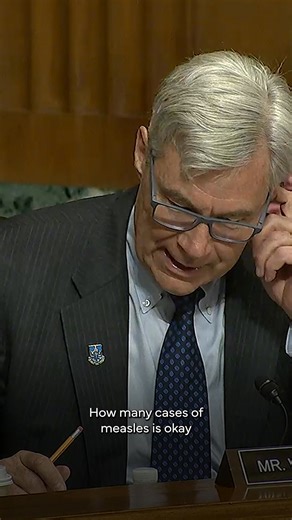 229K views · 7.5K reactions | When it comes to the safe and effective measles vaccine, HHS is sending mixed messages. And there are real health consequences for real children. | Senator Sheldon Whitehouse | Facebook