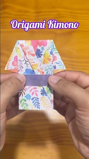 Origami Kimono (Easy) #origami #dobradura #japanese #japan #clothes #papercraft #diy
