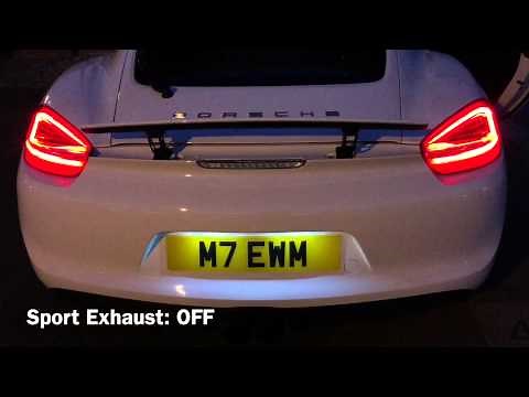 Porsche Cayman S 981 Start Up and Rev - Beautiful Sound