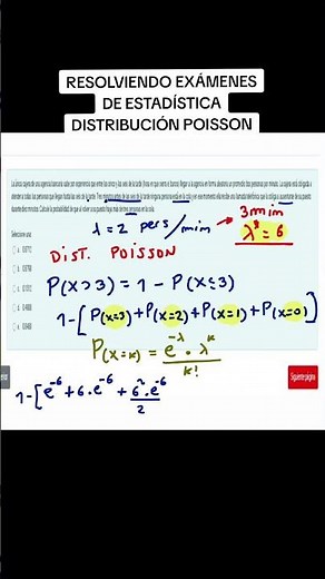 Aprende estadística paso a paso examen resuelto #matematicas #estadistica #examenfinal #uni #tarea