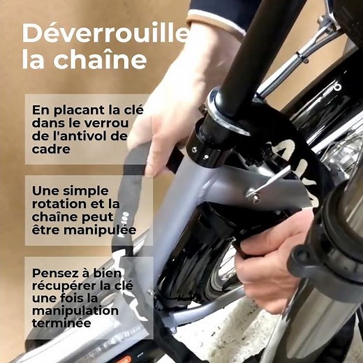 Comment utiliser un antivol de cadre ?