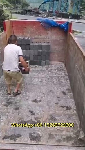 Block clamp for concrete blocks, grippers for lifting concrete products #blocks #machine #clamping