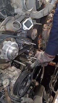 How to change Engine timing belt Toyota Land cruiser
