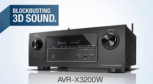 AVR-X3200W 7.2 Kanal Full 4K Ultra HD Netzwerk A/V Receiver mit WLAN und Bluetooth | Denon