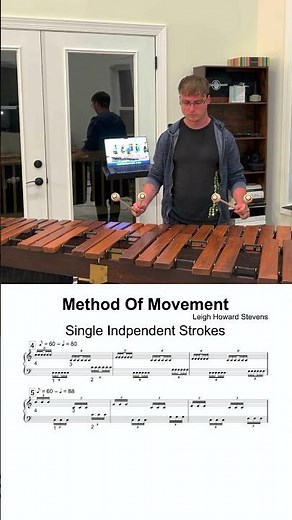 Method of Movement 4-5! How Leigh Howard Stevens teaches marimba!
