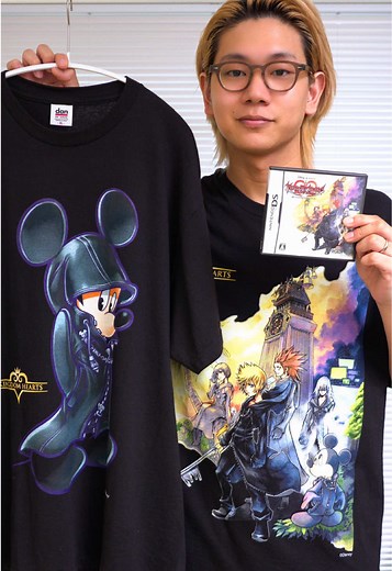 キングダムハーツのTシャツ受注販売のお知らせ