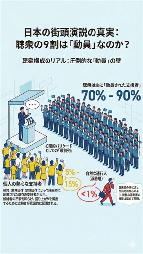 街頭演説の「聴衆」は誰なのか徹底分析──動員、浮動票、そしてアンチの正体