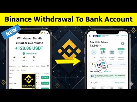 Binance Withdrawal To Bank Account | How To Withdraw Money From Binance | Binance Usdt To Inr