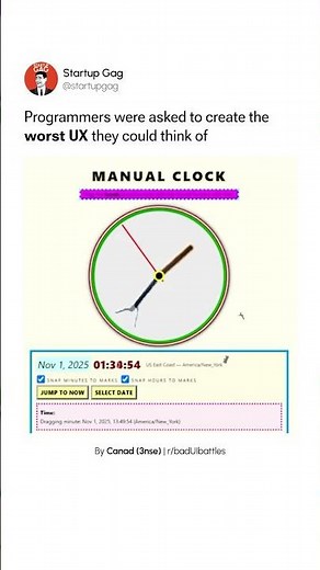 Programmers were asked to create the WORST UX ever