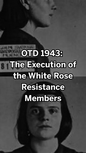 On this day in 1943, Hans and Sophie Scholl and Christoph Probst of the White Rose Resistance group were executed by the Gestapo. The group opposed the Nazi government by befriending Russians, reading banned books, and creating leaflets telling other students to resist the Nazis. As they were distributing leaflets at Ludwig-Maximillians University in Munich on January 18, 1943, a janitor saw them and reported their actions to the Gestapo. By late February, most members of the White Rose group ha