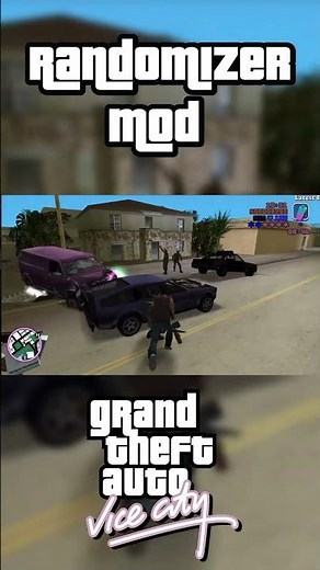 Randomizer Mod is Insane! #gta #vicecity #vc #gtavc #randomizer #gaming #mod