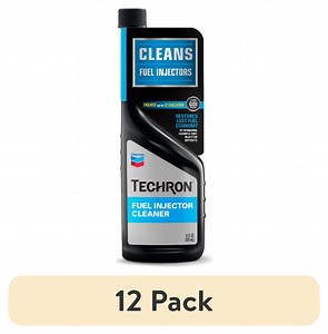 (12 pack) Chevron Techron Fuel Injector Cleaner, 12 oz