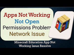How To Fix Minecraft Education App not working | Not Open | Space Issue | Permissions Issue