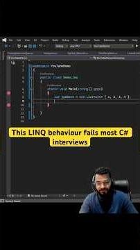 Deferred Execution in LINQ - Explained with a Tricky Example #coding #csharp #dotnet