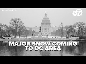 WINTER STORM ALERT: 8 to 12 inches of snow expected this weekend in DC area