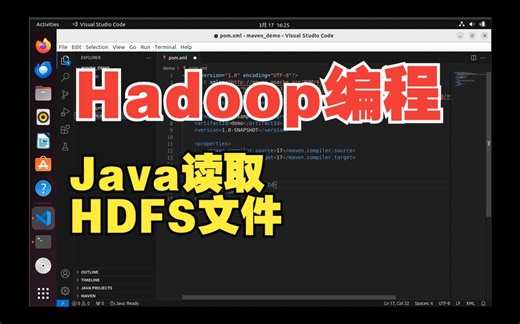 使用hadoop的Java接口编程进行HDFS文件读取
