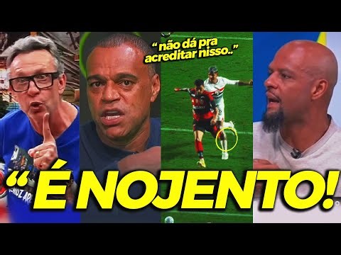 Match rigged against Flamengo! Felipe Melo and Neto spoke about the controversial penalty.