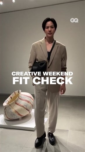 GQ JAPANのクリエイティブウィークエンドでのファッションチェック