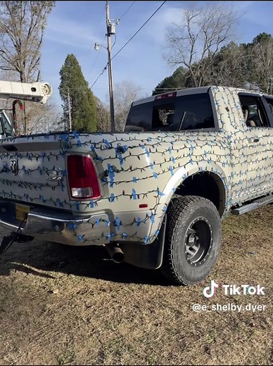 Christmas Lights on the Work Truck: A Festive Parade