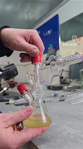 How a glass butane torch works. #butanetorch