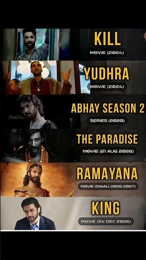 Raghav Juyal's Upcoming Movies Lineup 😱🔥 #trending #viral #raghavjuyal #ramayana #king #movie