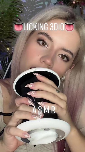 Sensual ASMR Licking Sounds with 3Dio Microphone
