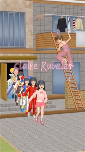 Mio’s Misery Transformation | SAKURA School Simulator #sakuraschoolsimulator #shorts #ytshorts