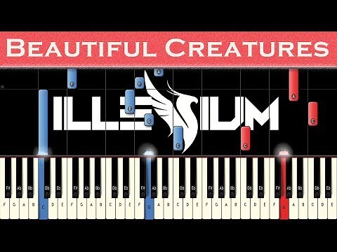 Illenium - Beautiful Creatures | Piano tutorial + MIDI