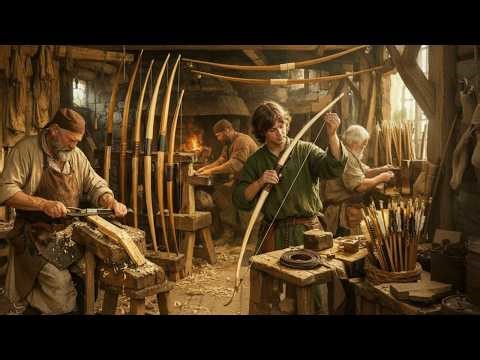 Inside Medieval Longbow Engineering: The Secret Behind England’s Deadliest Weapon (Full Process)