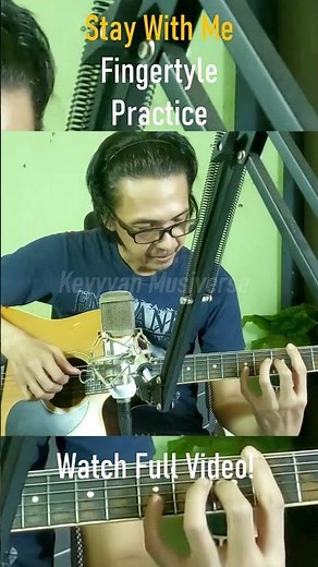 Stay With Me Fingerstyle Practice #fingerstyle #guitarlesson #guitarpractice