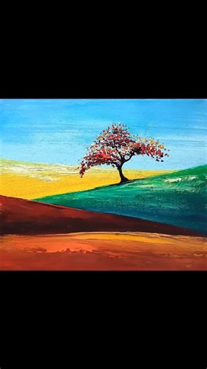 NO SKILLS.Just colors: Perfect for beginners #beginnerpainting #shortsart #acrylicpainting #impasto