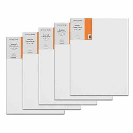 Canvas Store Standard Cotton Canvas 16 x 20 Pack of 5