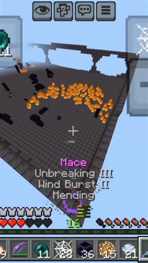 MCPE macpr pvp with Java combat #shorts #minecraft #pvp