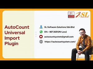 AutoCount Universal Import Plugin | 数据导入太繁琐？批量导入，一键搞定！