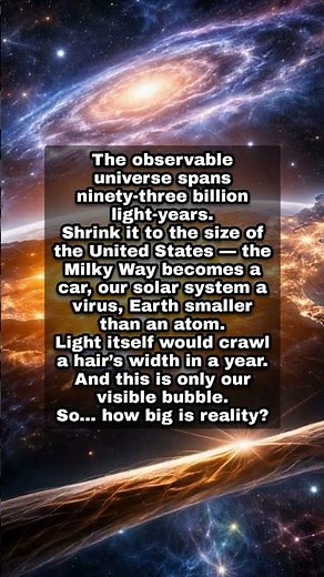 How Big Is the Universe Really? This Scale Will Break Your Brain